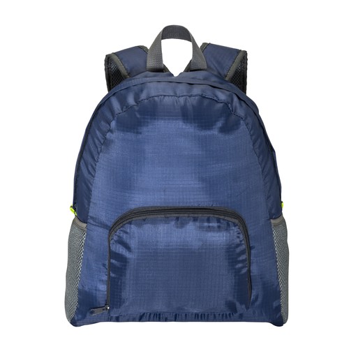 210D polyester ripstop foldable backpack, resealable in a pocket