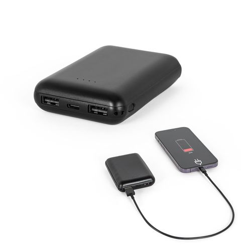 LEAKEY 8. Batería externa de 8'000 mAh en ABS reciclado (100% rABS) LEAKEY 8. Batería externa de 8'000 mAh en ABS reciclado (100% rABS)