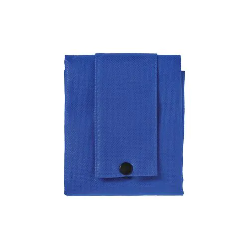 Shopper ripiegabile con soffietto in TNT 80 g/m2, manici corti Shopper ripiegabile con soffietto in TNT 80 g/m2, manici corti