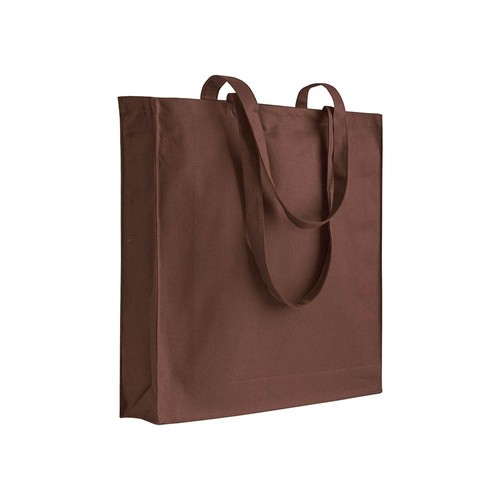 220 g/m2 cotton shopping bag, long handles and gusset 220 g/m2 cotton shopping bag, long handles and gusset