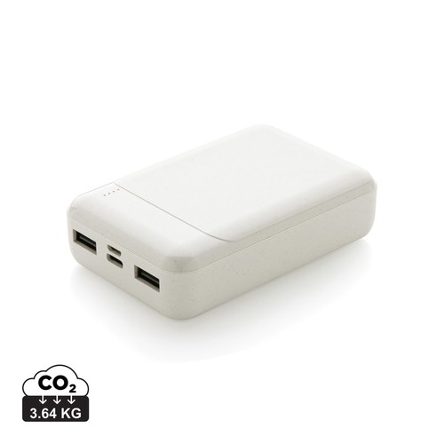 10.000 mAh Powerbank aus RCS Standard recyceltem Kunststoff 10.000 mAh Powerbank aus RCS Standard recyceltem Kunststoff