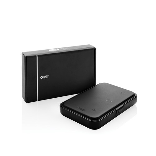 Étui de voyage avec chargeur 3 en 1 en PU RCS Swiss Peak