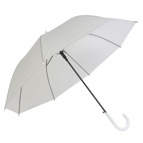 Parapluie automatique avec cadre en métal et poignée en plastique incurvée en PEVA Parapluie automatique avec cadre en métal et poignée en plastique incurvée en PEVA