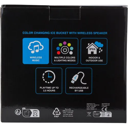 Cubitera de ABS con altavoz Annabel Cubitera de ABS con altavoz Annabel