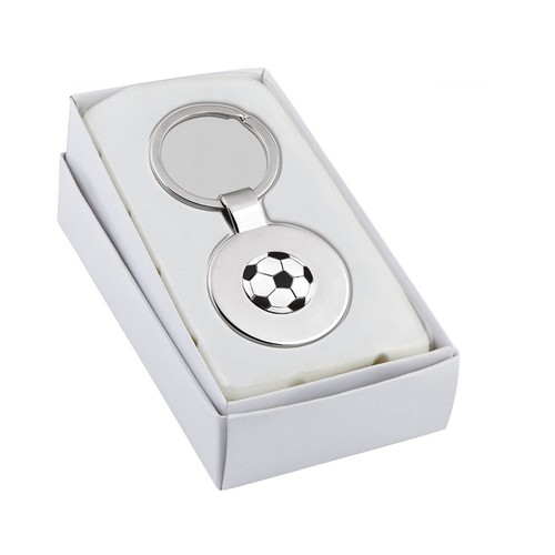 KEYCHAIN FOOTBALL HOLLOW BLACK WHITE KEYCHAIN FOOTBALL HOLLOW BLACK WHITE