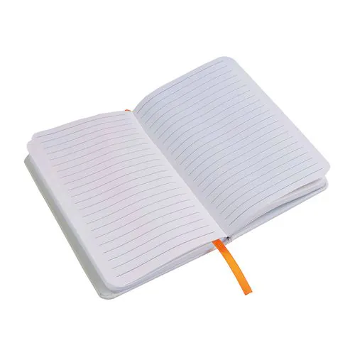 Bloc note avec élastique et feuille de papier à ligne