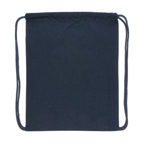 Impact AWARE™ recycled cotton drawstring backpack 145g Impact AWARE™ recycled cotton drawstring backpack 145g