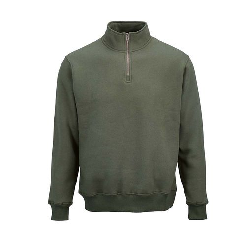 Malibu 1/4 zipper sweatshirt. Org. cotton, rCotton and rPET. Made in PT