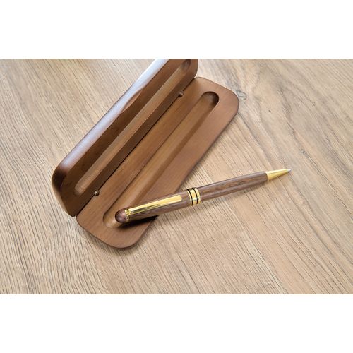Walnut wooden twist ballpen Noa