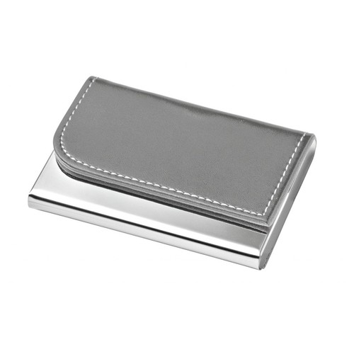NAMECARD HOLDER METAL - PU GREY NAMECARD HOLDER METAL - PU GREY