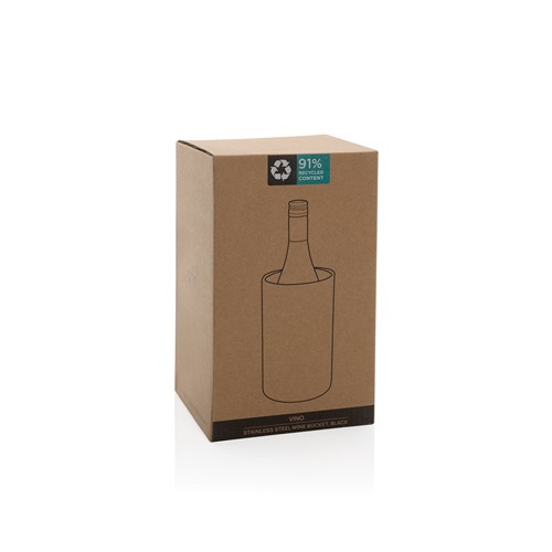 Vino RCS certified recycled stainless steel wine bucket Vino RCS certified recycled stainless steel wine bucket