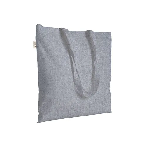 Shopper in cotone/poliestere riciclato 180 g/m2, manici lunghi Shopper in cotone/poliestere riciclato 180 g/m2, manici lunghi