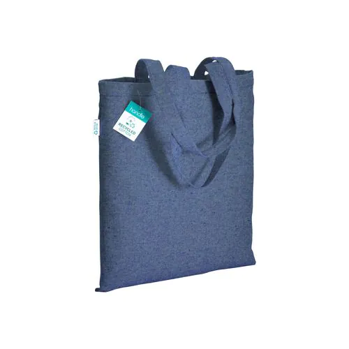 280g/m2 recycled cotton shopping bag, long handles 280g/m2 recycled cotton shopping bag, long handles