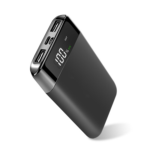 10000 mAh USB AND WIRELESS PLASTIC CHARGER