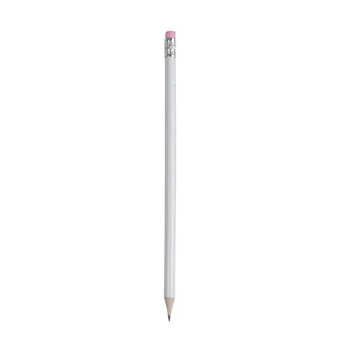 Crayon tempérée cylindrique avec gomme