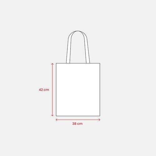 100g/m2 organic cotton shopper bag