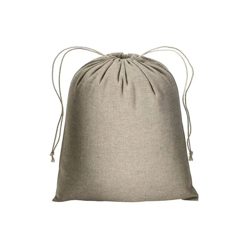 Mochila de algodón reciclado 150g / m2, 25 x 30 cm Mochila de algodón reciclado 150g / m2, 25 x 30 cm