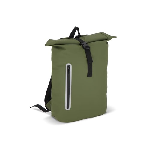 PU coat R-PET 600D rolltop backpack 20L PU coat R-PET 600D rolltop backpack 20L