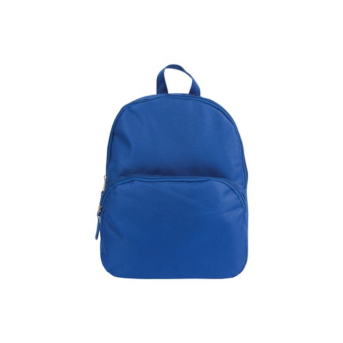 Mini sac à dos en polyester 600D avec 2 poches. Epaules réglables et dos renforcé Mini sac à dos en polyester 600D avec 2 poches. Epaules réglables et dos renforcé