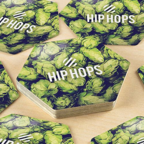 Hexagonal Shaped Premium Beer Mat