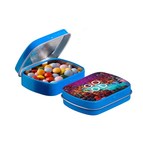 Mini boîte à charnière avec bonbons