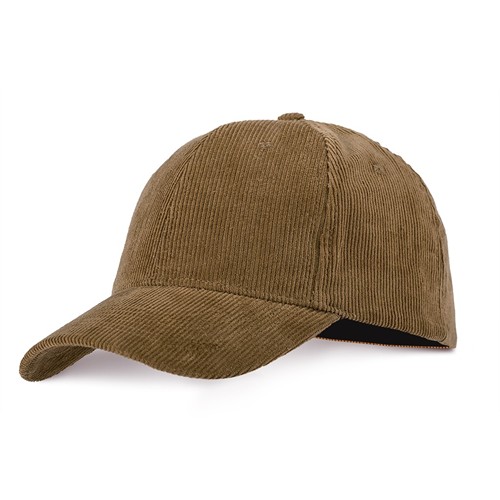 CASQUETTE 6 PANNEAUX EN VELOURS CÔTELÉ, 90 % COTON - 10 % VISCOSE