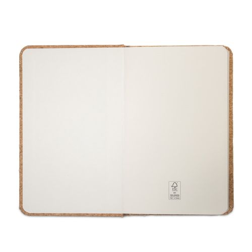 HAWKINS. Pocket cork notebook with plain pages, in FSC™ certified material and other controlled materials HAWKINS. Pocket cork notebook with plain pages, in FSC™ certified material and other controlled materials