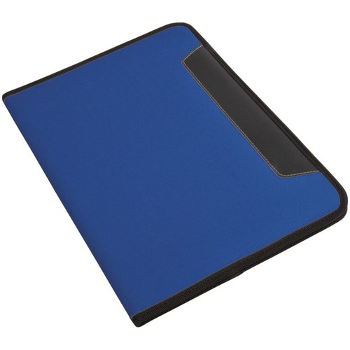 A4 pad brief folder with pocket and pen loop, ruled pad included