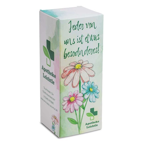 Handgemaakte glazen bloem - Pasen - blauw