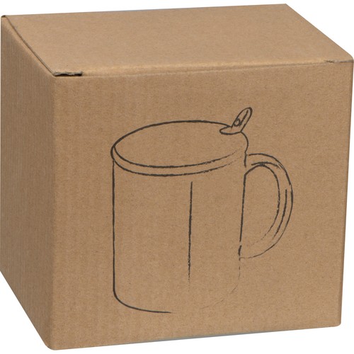 Ceramic mug with spoon and bamboo lid Ceramic mug with spoon and bamboo lid