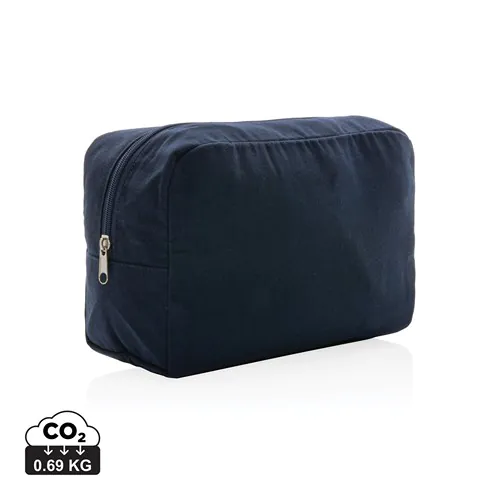 Impact Aware™ 285 gsm rcanvas toiletry bag undyed Impact Aware™ 285 gsm rcanvas toiletry bag undyed