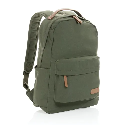 Impact AWARE™ 16 oz. recycled canvas laptop rugzak Impact AWARE™ 16 oz. recycled canvas laptop rugzak