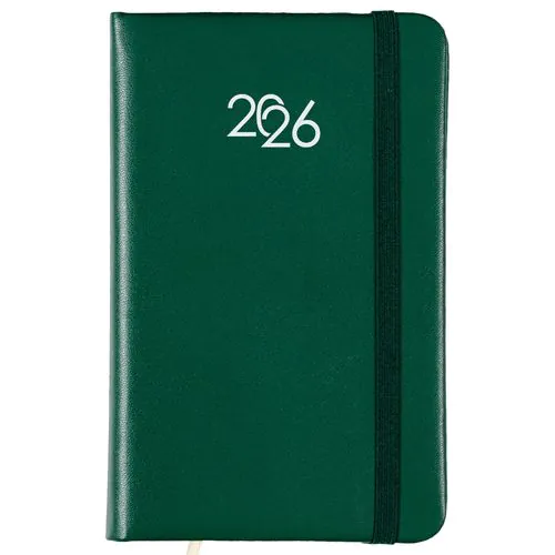 Weekly 2026 PU hard cover pocket diary