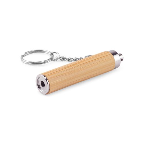 RACHEL. Bamboo and ABS key ring with LED torch RACHEL. Bamboo and ABS key ring with LED torch