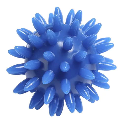 Balle de massage hérisson, neutre (55 mm, bleu), "Made in Germany" Balle de massage hérisson, neutre (55 mm, bleu), "Made in Germany"