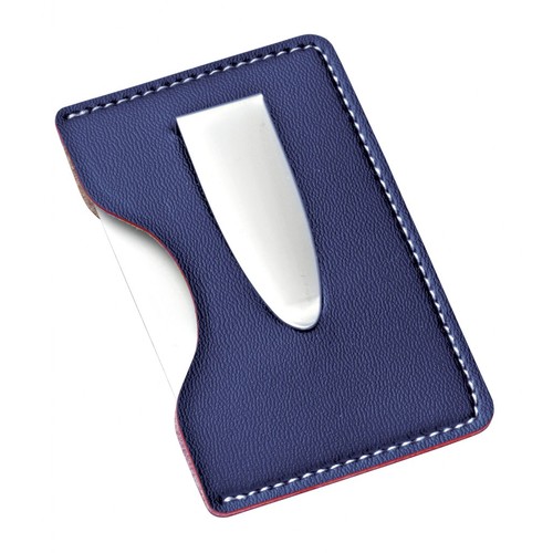 CREDITCARD HOLDER/MONEY CLIP - BLUE CREDITCARD HOLDER/MONEY CLIP - BLUE