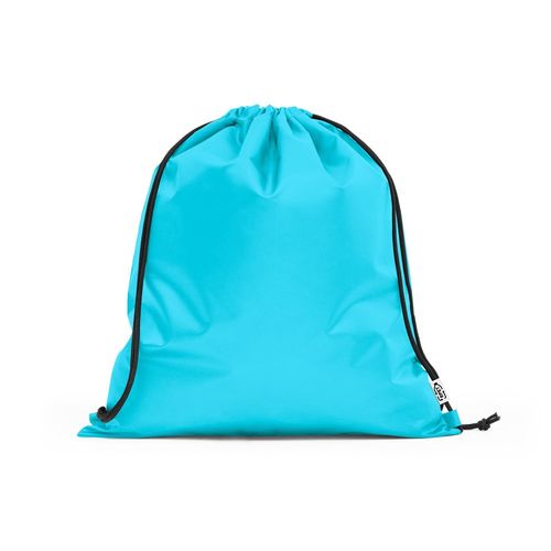 PEMBA. Gerecycled polyester (100% rPET) 190T drawstring rugtas PEMBA. Gerecycled polyester (100% rPET) 190T drawstring rugtas