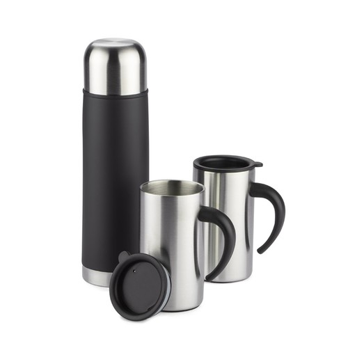 Gift Set ACON (Vacuum flask 500 ml and 2 travel mugs 260 ml) Gift Set ACON (Vacuum flask 500 ml and 2 travel mugs 260 ml)