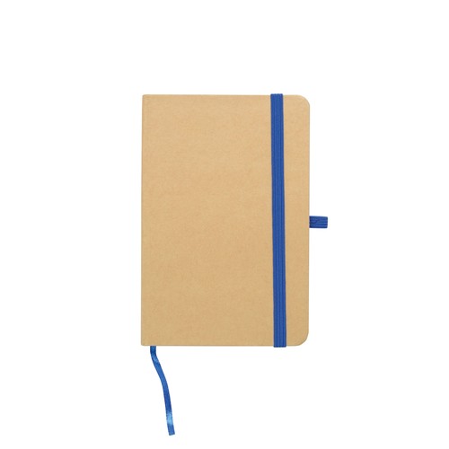Bloc-notes en carton recyclé avec détails colorés Bloc-notes en carton recyclé avec détails colorés