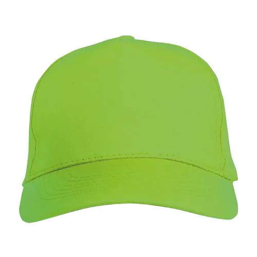 Cotton 5-panel cap with adjustable velcro strap (for kids)