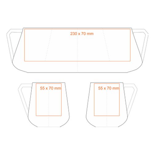 Beker Aster 350ml wit