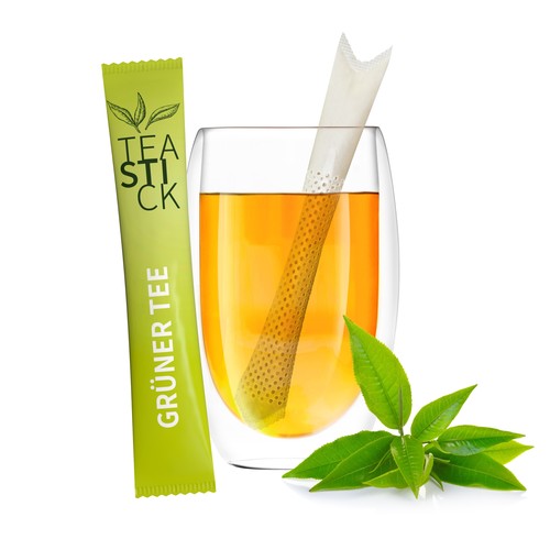Organic TeaStick - Green Tea Ginger-Lemon - Individ. Design