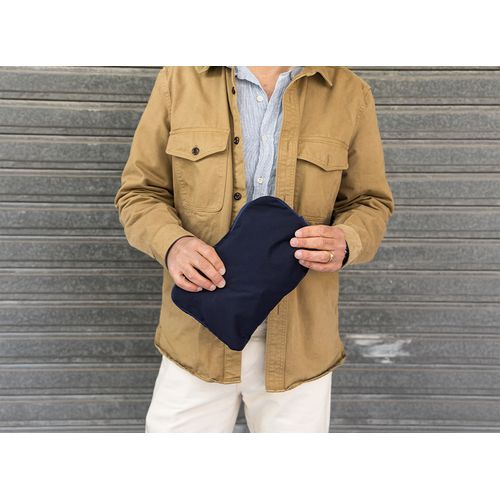 Foldable backpack 'Cordoba', midnight blue polycotton Foldable backpack 'Cordoba', midnight blue polycotton