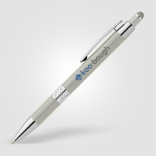 Adorn Recycled Aluminium Chrome Trim Stylus Pen