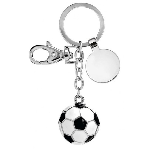 PORTE-CLÉS BALLON DE FOOTBALL BLANC NOIR PORTE-CLÉS BALLON DE FOOTBALL BLANC NOIR