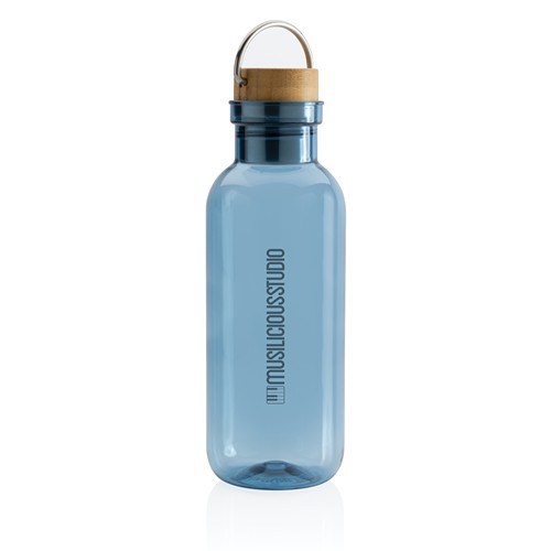 Bouteille 680ml en rPET RCS, couvercle en bambou