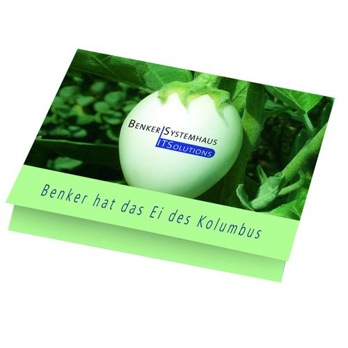 Folded Card Eggplant Folded Card Eggplant