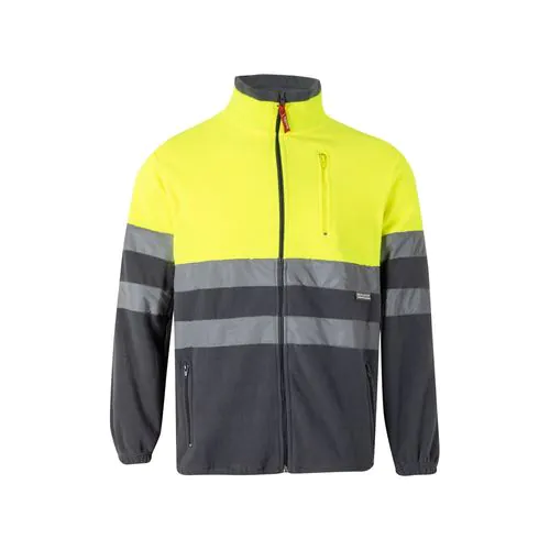 VL EROS. Tweekleurig fleecejack (280g/m²) van polyester (100%)