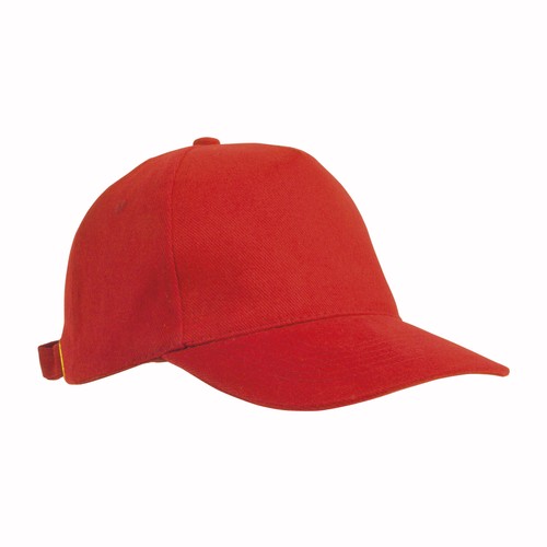 Cappellino in cotone pesante spazzolato, 5 pannelli