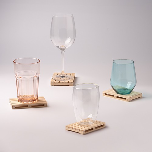Pallet-shaped coaster Volton